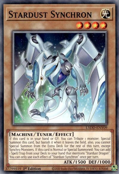 Stardust Synchron (L5DD-ENY09) [Legendary 5D's Decks]
