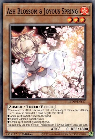 Ash Blossom & Joyous Spring (L5DD-ENY17) (L5DD-ENY17) [Legendary 5D's Decks]