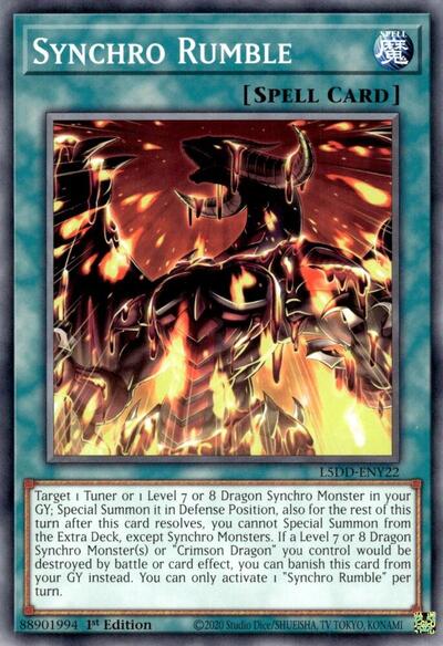 Synchro Rumble (L5DD-ENY22) [Legendary 5D's Decks]