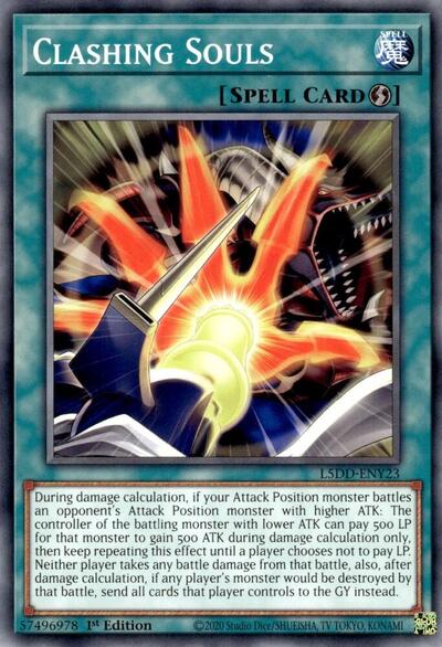 Clashing Souls (L5DD-ENY23) [Legendary 5D's Decks]
