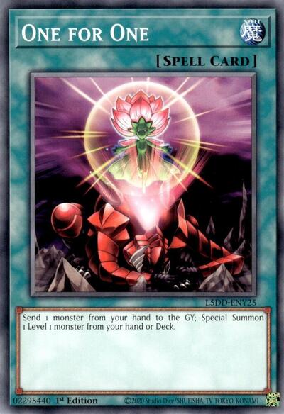 One for One (L5DD-ENY25) [Legendary 5D's Decks]