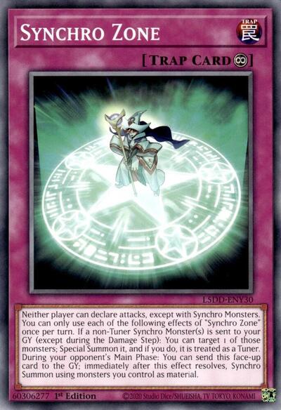 Synchro Zone (L5DD-ENY30) [Legendary 5D's Decks]