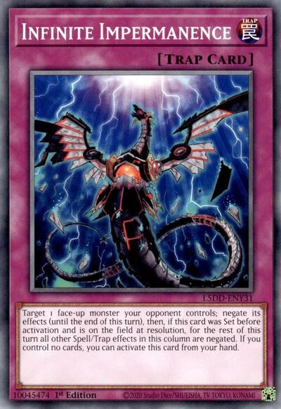 Infinite Impermanence (L5DD-ENY31) (L5DD-ENY31) [Legendary 5D's Decks]