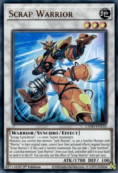 Scrap Warrior (L5DD-ENY33) [Legendary 5D's Decks]