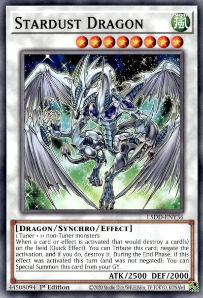 Stardust Dragon (L5DD-ENY36) (L5DD-ENY36) [Legendary 5D's Decks]