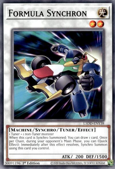 Formula Synchron (L5DD-ENY38) [Legendary 5D's Decks]