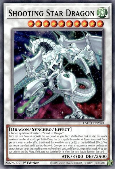 Shooting Star Dragon (L5DD-ENY40) [Legendary 5D's Decks]