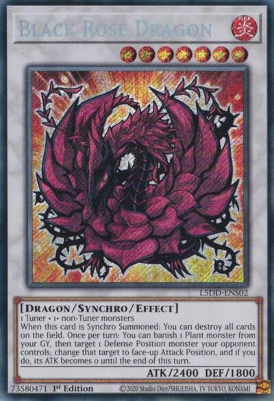 Black Rose Dragon (L5DD-ENS02) (L5DD-ENS02) [Legendary 5D's Decks]