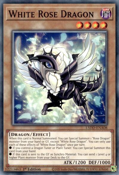 White Rose Dragon (L5DD-ENA08) [Legendary 5D's Decks]