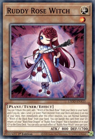 Ruddy Rose Witch (L5DD-ENA13) [Legendary 5D's Decks]