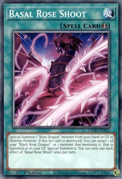 Basal Rose Shoot (L5DD-ENA23) [Legendary 5D's Decks]