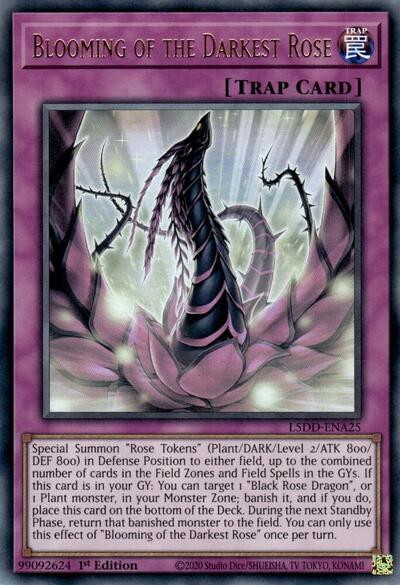 Blooming of the Darkest Rose (L5DD-ENA25) [Legendary 5D's Decks]