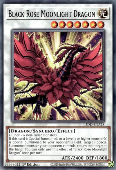 Black Rose Moonlight Dragon (L5DD-ENA28) [Legendary 5D's Decks]