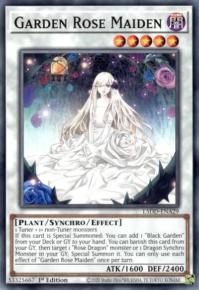Garden Rose Maiden (L5DD-ENA29) [Legendary 5D's Decks]