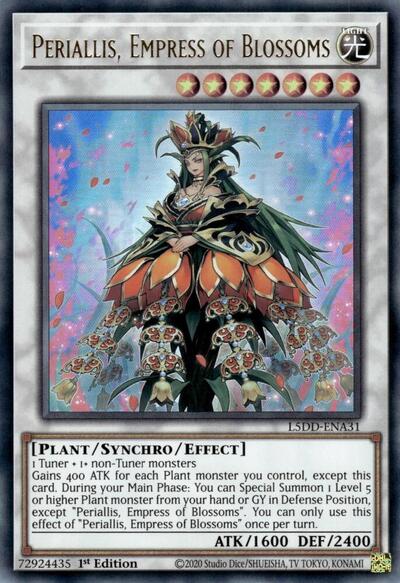 Periallis, Empress of Blossoms (L5DD-ENA31) [Legendary 5D's Decks]
