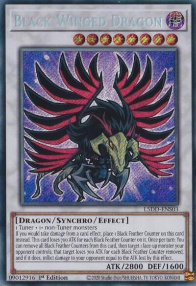 Black-Winged Dragon (L5DD-ENS03) (L5DD-ENS03) [Legendary 5D's Decks]