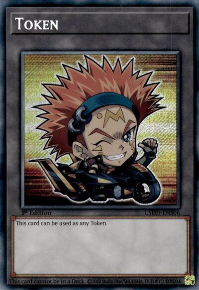 Token (Crow) (L5DD-ENS06) [Legendary 5D's Decks]