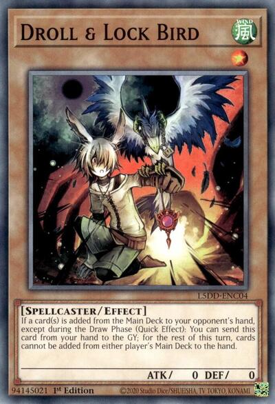 Droll & Lock Bird (L5DD-ENC04) [Legendary 5D's Decks]