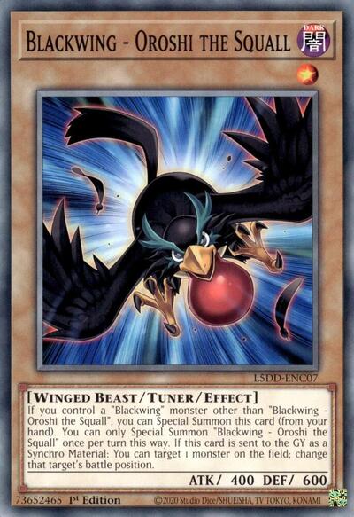 Blackwing - Oroshi the Squall (L5DD-ENC07) [Legendary 5D's Decks]