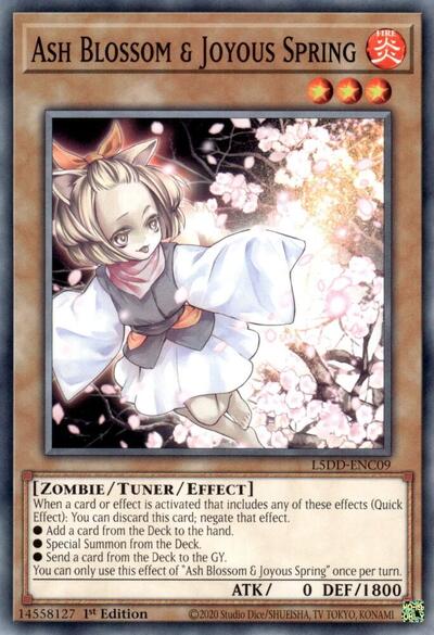 Ash Blossom & Joyous Spring (L5DD-ENC09) (L5DD-ENC09) [Legendary 5D's Decks]