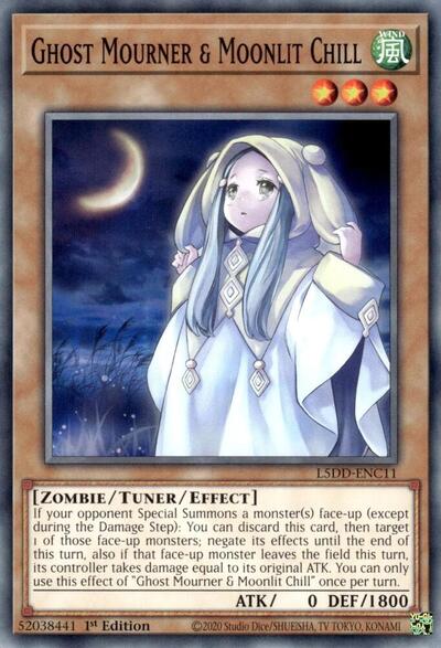 Ghost Mourner & Moonlit Chill (L5DD-ENC11) [Legendary 5D's Decks]