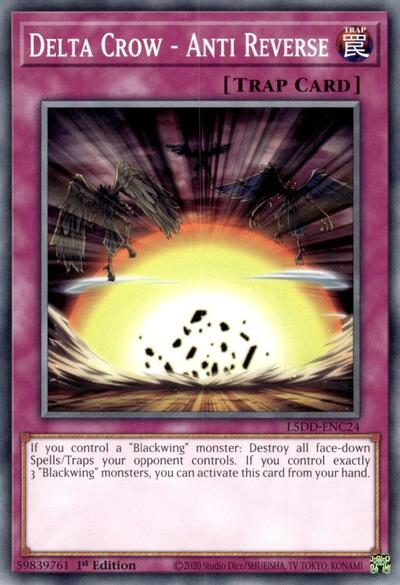 Delta Crow - Anti Reverse (L5DD-ENC24) [Legendary 5D's Decks]