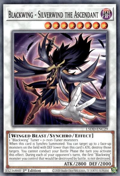 Blackwing - Silverwind the Ascendant (L5DD-ENC29) [Legendary 5D's Decks]