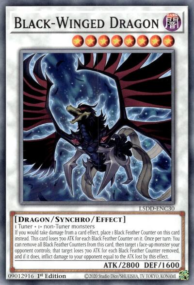 Black-Winged Dragon (L5DD-ENC30) (L5DD-ENC30) [Legendary 5D's Decks]