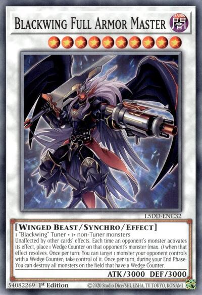 Blackwing Full Armor Master (L5DD-ENC32) [Legendary 5D's Decks]