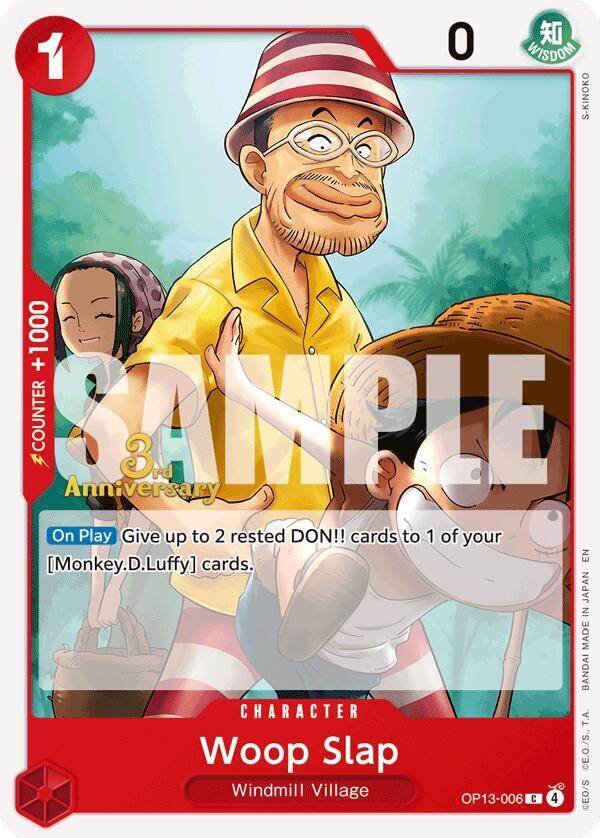 Woop Slap (OP13-006) [Carrying On His Will: 3rd Anniversary Tournament Cards]