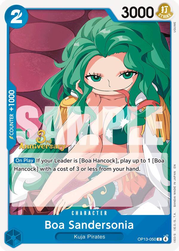 Boa Sandersonia (OP13-050) [Carrying On His Will: 3rd Anniversary Tournament Cards]