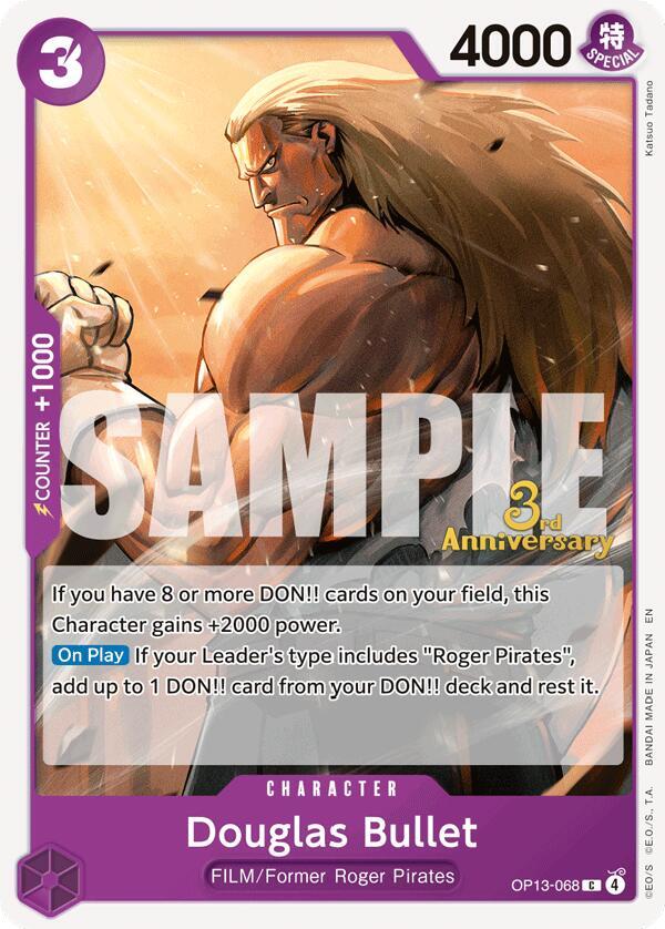 Douglas Bullet (OP13-068) [Carrying On His Will: 3rd Anniversary Tournament Cards]