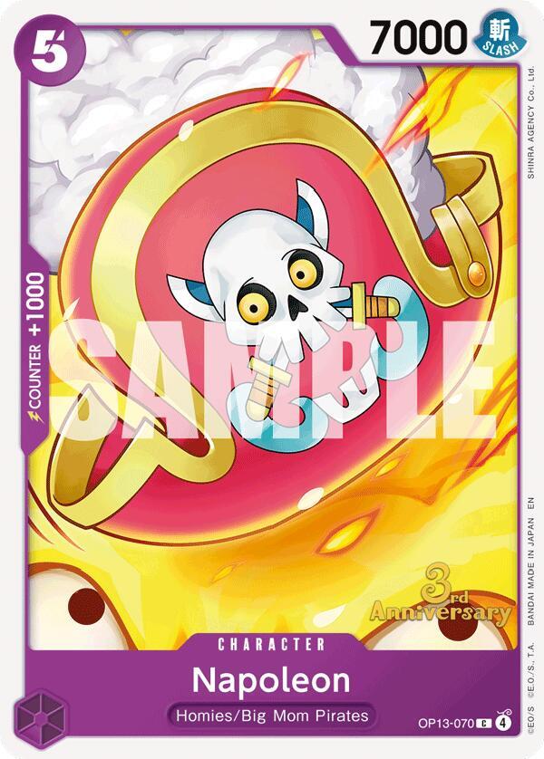 Napoleon (OP13-070) [Carrying On His Will: 3rd Anniversary Tournament Cards]