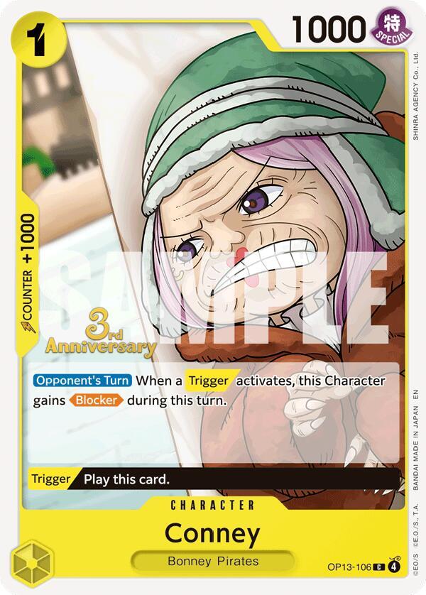 Conney (OP13-106) [Carrying On His Will: 3rd Anniversary Tournament Cards]