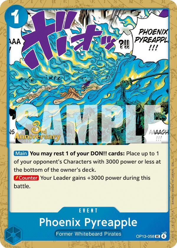 Phoenix Pyreapple (OP13-058) [Carrying On His Will: 3rd Anniversary Tournament Cards]
