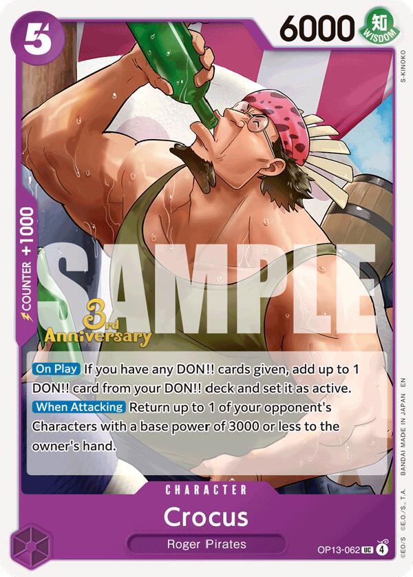 Crocus (OP13-062) [Carrying On His Will: 3rd Anniversary Tournament Cards]