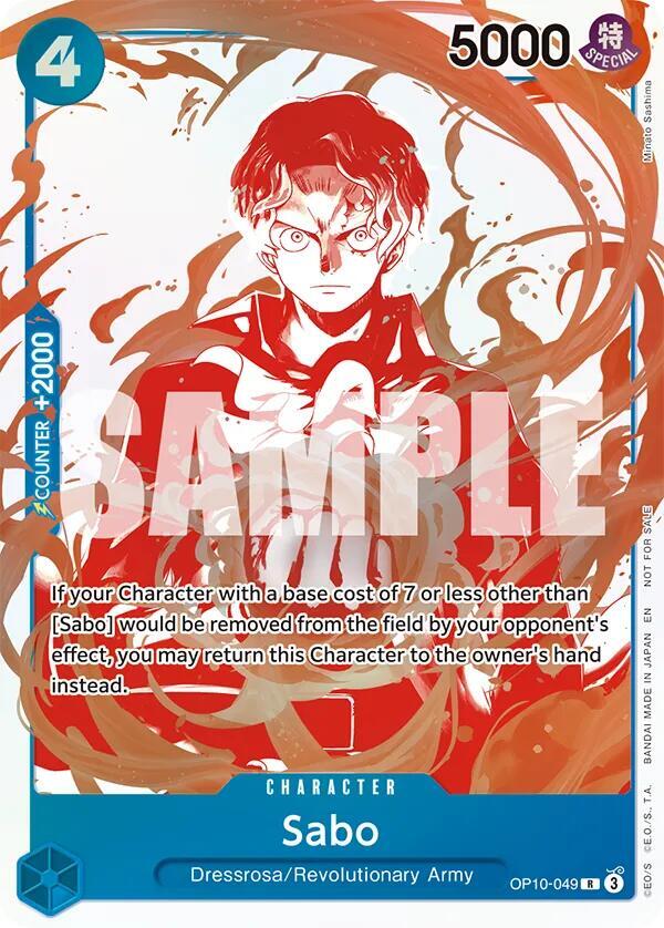Sabo - OP10-049 (3rd Anniversary Treasure Campaign Pack) (OP10-049) [One Piece Promotion Cards]