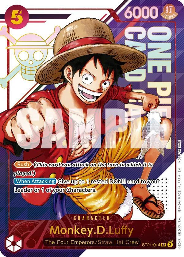 Monkey.D.Luffy - ST21-014 (3rd Anniversary Treasure Campaign Pack) (ST21-014) [One Piece Promotion Cards]