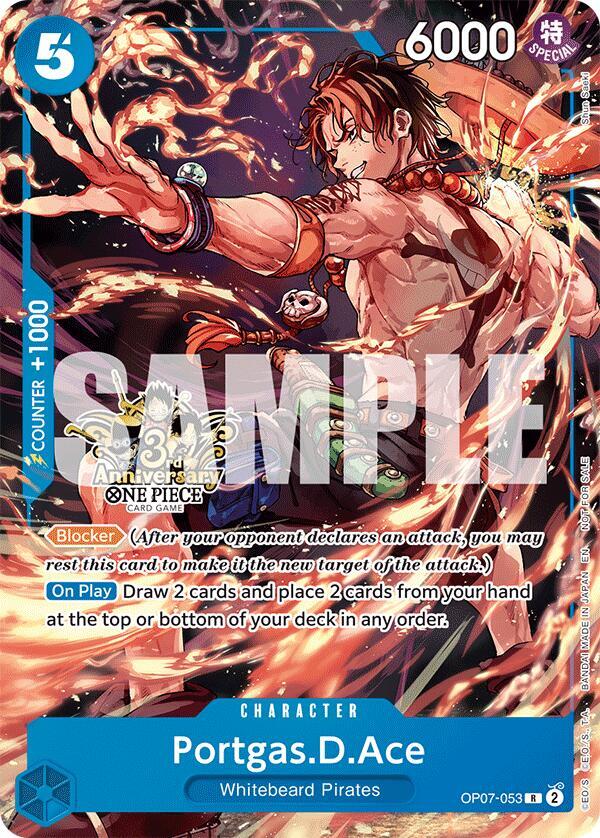 Portgas.D.Ace - OP07-053 (3rd Anniversary Tournament 3 Brothers Pack) (OP07-053) [Carrying On His Will: 3rd Anniversary Tournament Cards]