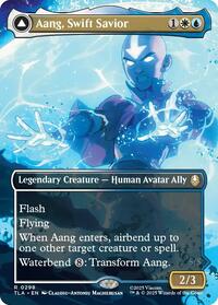 Aang, Swift Savior (0298) (Borderless) (298) [Avatar: The Last Airbender]
