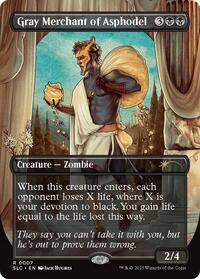 Gray Merchant of Asphodel (7) [Secret Lair Countdown Kit]