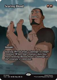 Searing Blood (Borderless) (35) [Avatar: The Last Airbender: Eternal-Legal]