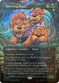 Questing Beast (Halo Foil) (44) [Secret Lair Countdown Kit]
