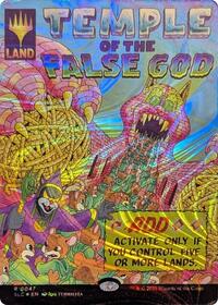 Temple of the False God (Halo Foil) (47) [Secret Lair Countdown Kit]
