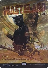 Wasteland (Halo Foil) (50) [Secret Lair Countdown Kit]