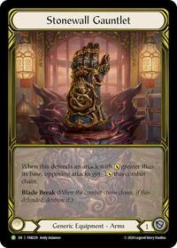 Stonewall Gauntlet (Golden) - FAB229 (FAB229) [Flesh and Blood: Promo Cards]
