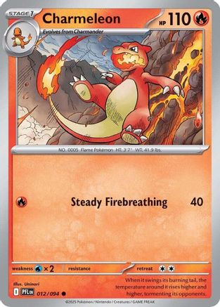Charmeleon 012/094  ME02 Phantasmal Flames - Common