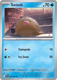 Swinub (023/094) [ME02: Phantasmal Flames]