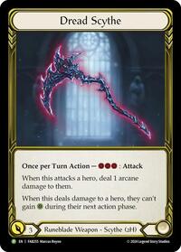 Dread Scythe (Golden) - FAB255 (FAB255) [Flesh and Blood: Promo Cards]
