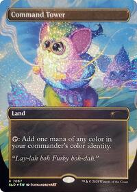 Command Tower (7067) (Confetti Foil) (7067) [Secret Lair Drop Series]
